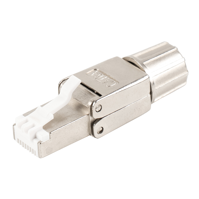 Connettore RJ45 schermato senza attrezzi Cat6A RJ-G40S-1-C6A Connettore RJ45 schermato senza attrezzi Cat6A RJ-G40S-1-C6A