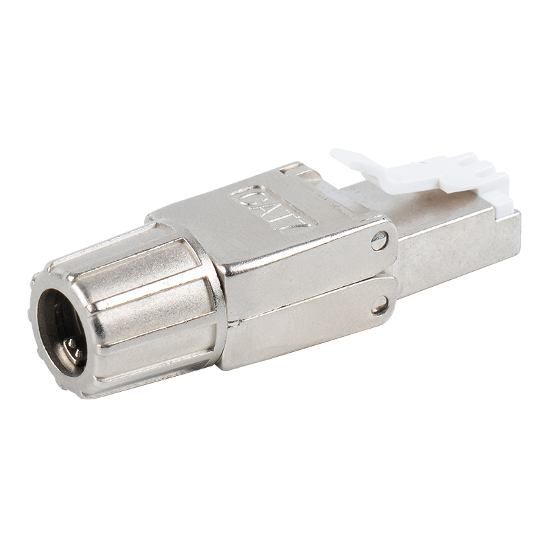 Connettore RJ45 schermato senza attrezzi Cat7 RJ-G40S-1-C7