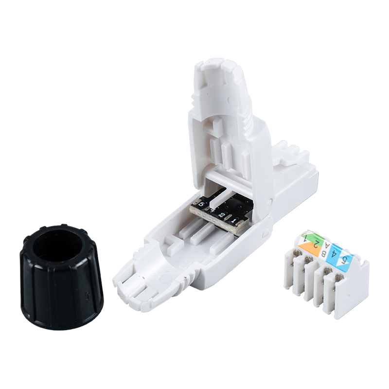 Connettore RJ45 senza attrezzi Cat6A (con vite) RJ-G40U-C6A Connettore RJ45 senza attrezzi Cat6A (con vite) RJ-G40U-C6A