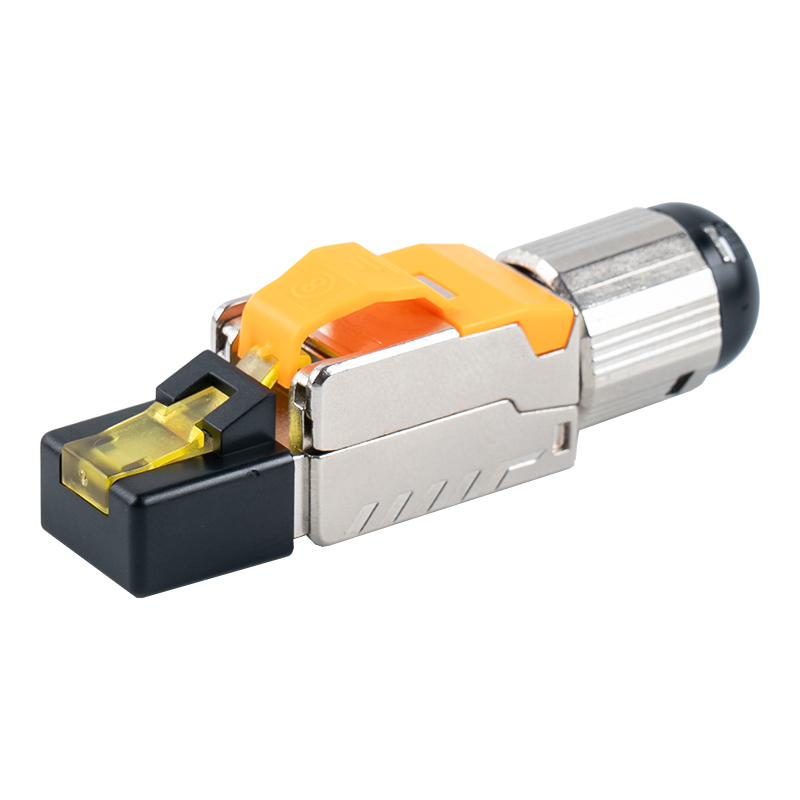 Connettore RJ45 schermato senza utensili Cat6A (con copertura in plastica) RJ-G70S-C6A