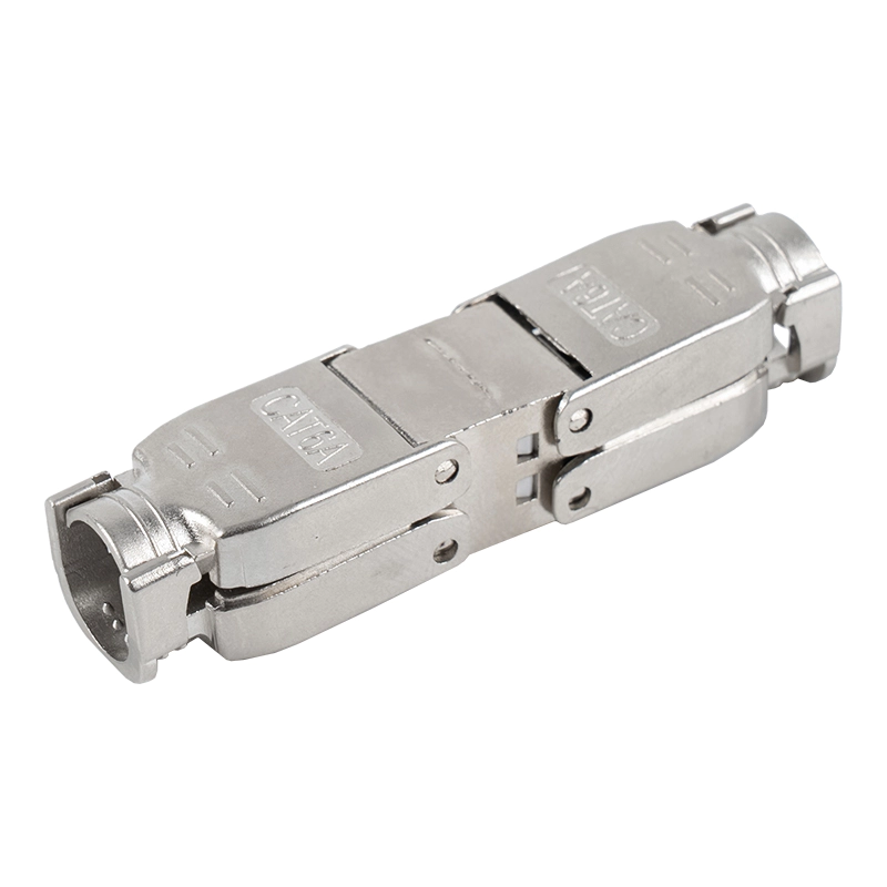 Connettore senza attrezzi di tipo push-down schermato Cat6A RJ-603S-3-C6A