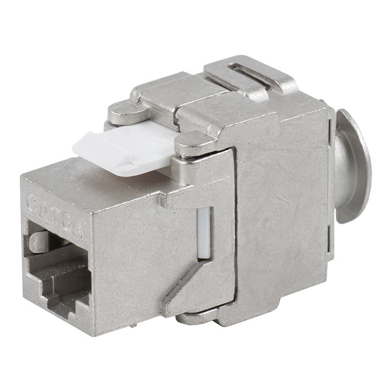 Jack Keystone Tollless 180° schermato C6A (con staffa) SM-2335SH8C6A