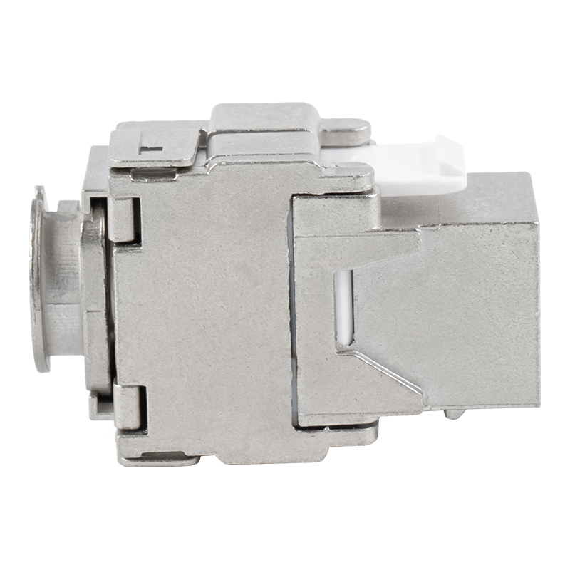Jack Keystone senza attrezzi schermato a 180 gradi (con blocco) SM-2335BSH8C6A Jack Keystone senza attrezzi schermato a 180 gradi (con blocco) SM-2335BSH8C6A