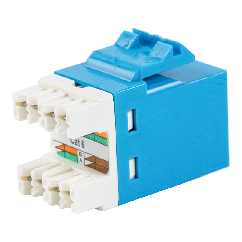 Jack modulare a 180° Cat6 non schermato SM-2027H8C6 Jack modulare a 180° Cat6 non schermato SM-2027H8C6