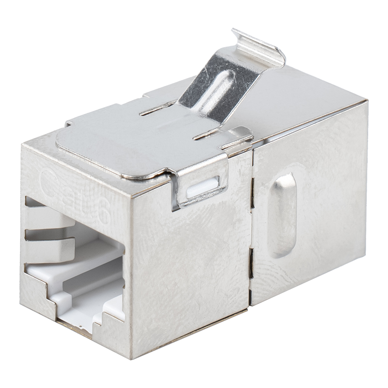 Accoppiatore diretto RJ45 schermato Cat6 (con clip in metallo) SM-2035SC6