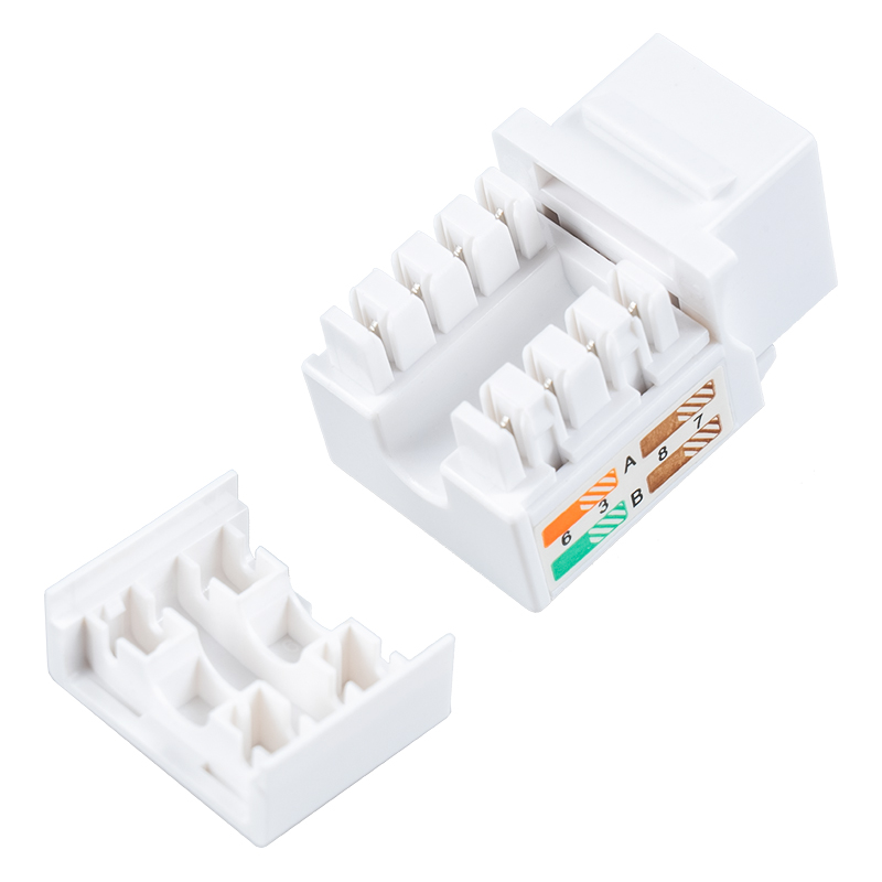 Jack modulare a 90° Cat6 non schermato SM-2053H8C6 Jack modulare a 90° Cat6 non schermato SM-2053H8C6
