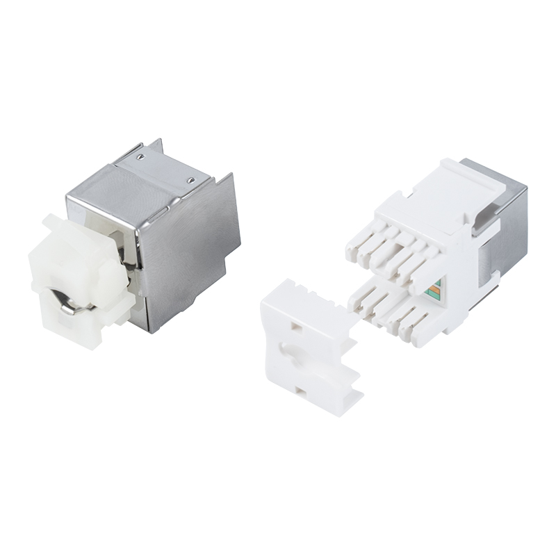 Jack Keystone 180° schermato Cat6A (con involucro metallico) SM-2064SD8C6A