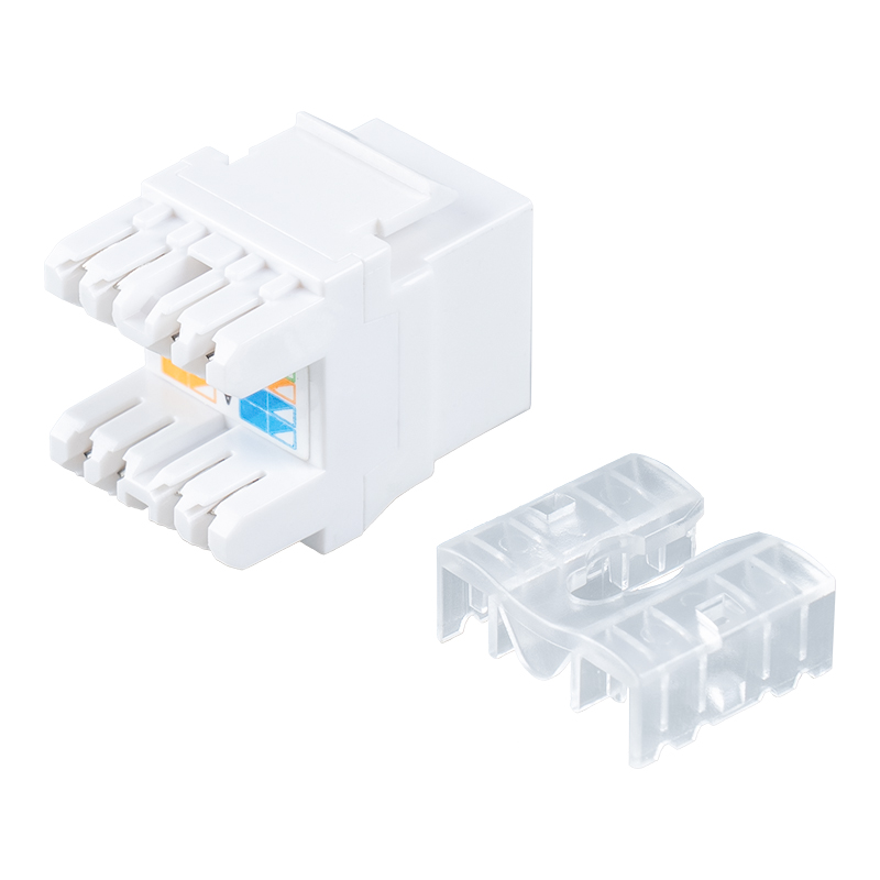 Jack modulare a 180° Cat6 non schermato (tipo mini con otturatore) SM-2089CD8C6-1 Jack modulare a 180° Cat6 non schermato (tipo mini con otturatore) SM-2089CD8C6-1