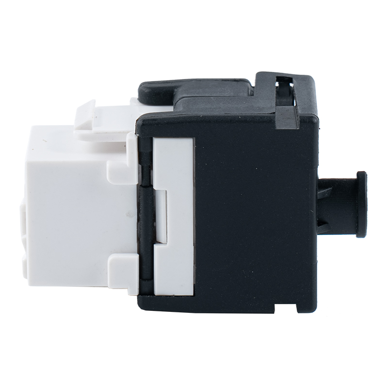 C6A Jack Keystone Tollless a 180° non schermato(con portacavo e otturatore)SM-2335BCH8C6A C6A Jack Keystone Tollless a 180° non schermato(con portacavo e otturatore)SM-2335BCH8C6A