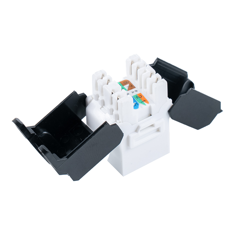 Jack modulare senza attrezzi Cat6 a 180° non schermato (tipo flip-open) SM-2336H8C6 Jack modulare senza attrezzi Cat6 a 180° non schermato (tipo flip-open) SM-2336H8C6