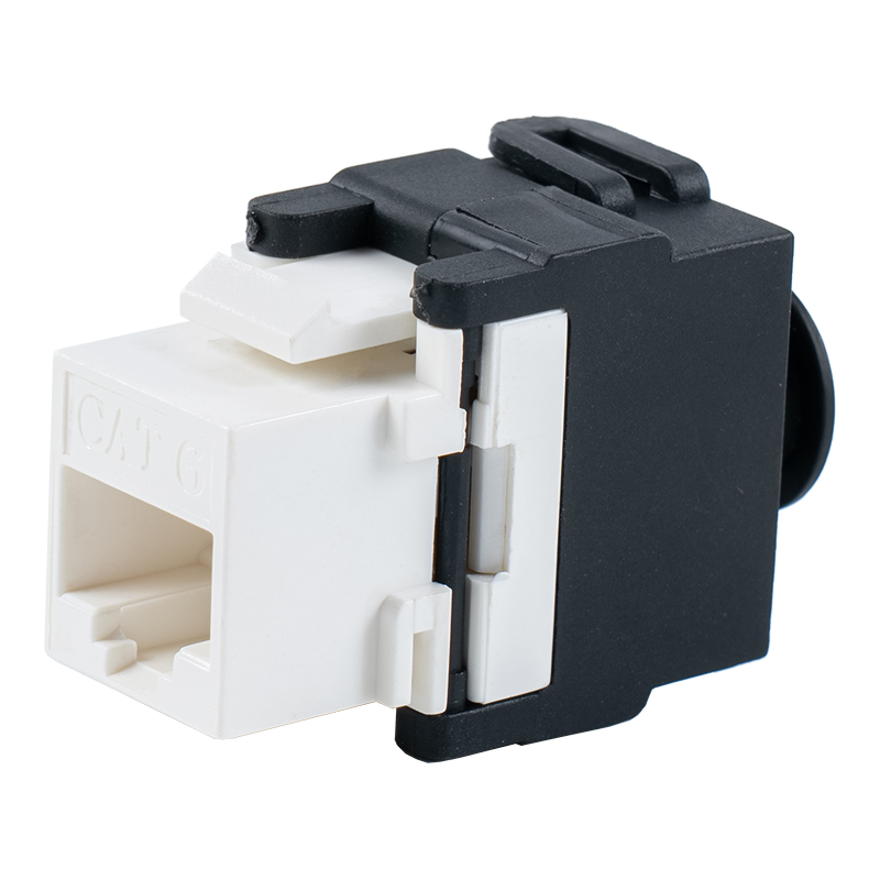 Jack modulare senza attrezzi Cat6 a 180° non schermato (tipo flip-open) SM-2336H8C6 Jack modulare senza attrezzi Cat6 a 180° non schermato (tipo flip-open) SM-2336H8C6