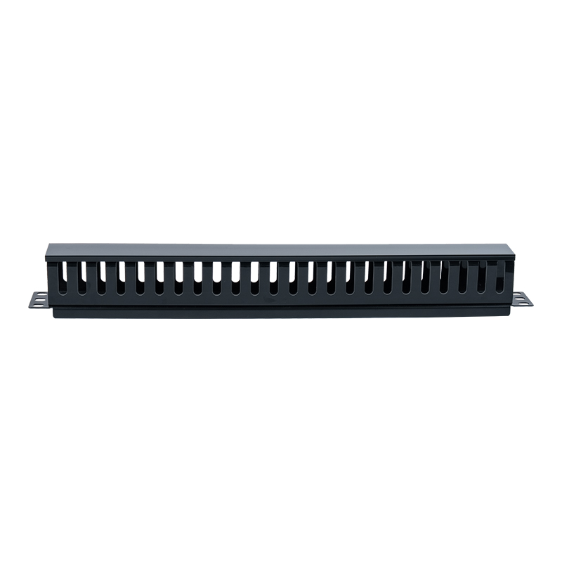Supporto per gestione cavi in plastica 1U da 19 pollici (24 porte) SP-3050-1U Supporto per gestione cavi in plastica 1U da 19 pollici (24 porte) SP-3050-1U