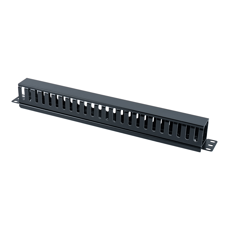 Supporto per gestione cavi in plastica 1U da 19 pollici (24 porte) SP-3050-1U Supporto per gestione cavi in plastica 1U da 19 pollici (24 porte) SP-3050-1U