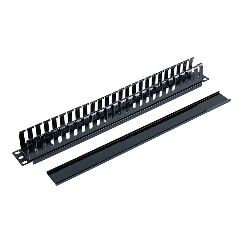 Supporto per gestione cavi in plastica 1U da 19 pollici (24 porte) SP-3050-1U Supporto per gestione cavi in plastica 1U da 19 pollici (24 porte) SP-3050-1U