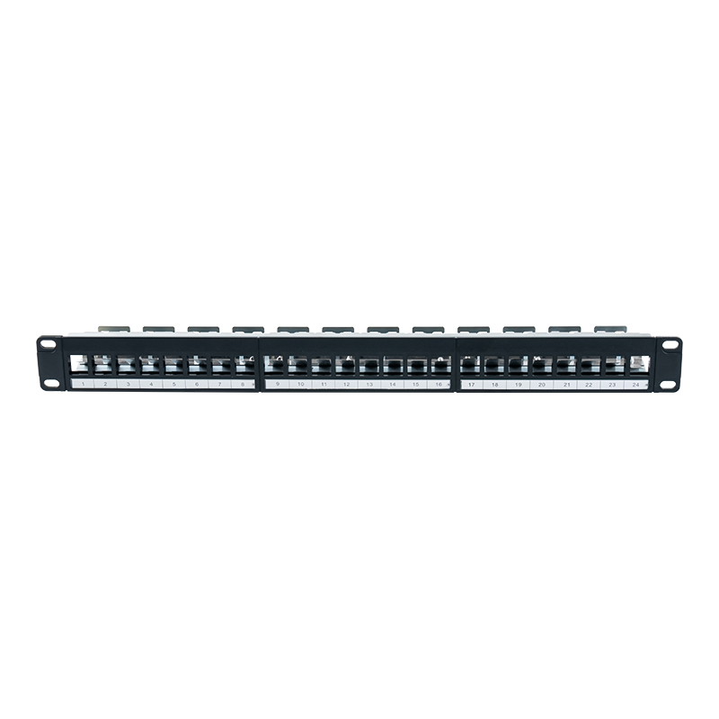 Rack vuoto schermato 1U da 19 pollici a 24 porte (con scheda digitale) SP-3245S-24P Rack vuoto schermato 1U da 19 pollici a 24 porte (con scheda digitale) SP-3245S-24P