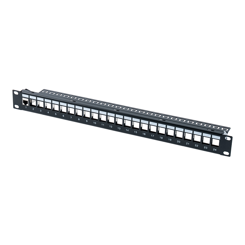 Pannello di permutazione schermato 1U a 24 porte da 19 pollici (con modulo C6) SP-3260-24P