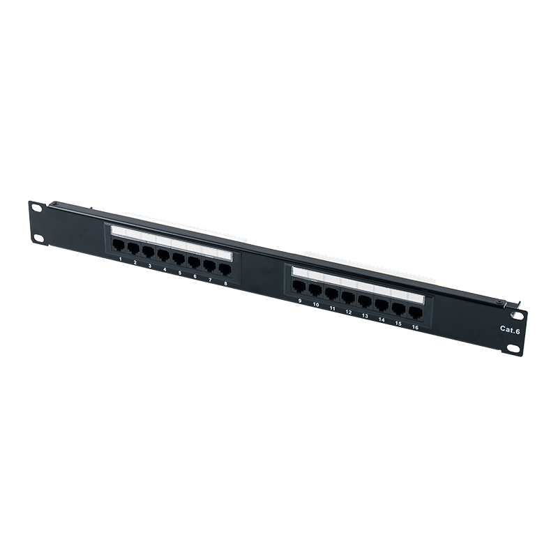 Pannello patch Cat6e da 19 pollici 1U non schermato a 24 porte (IDC a doppio scopo) SP-3310D24-C6A Pannello patch Cat6e da 19 pollici 1U non schermato a 24 porte (IDC a doppio scopo) SP-3310D24-C6A