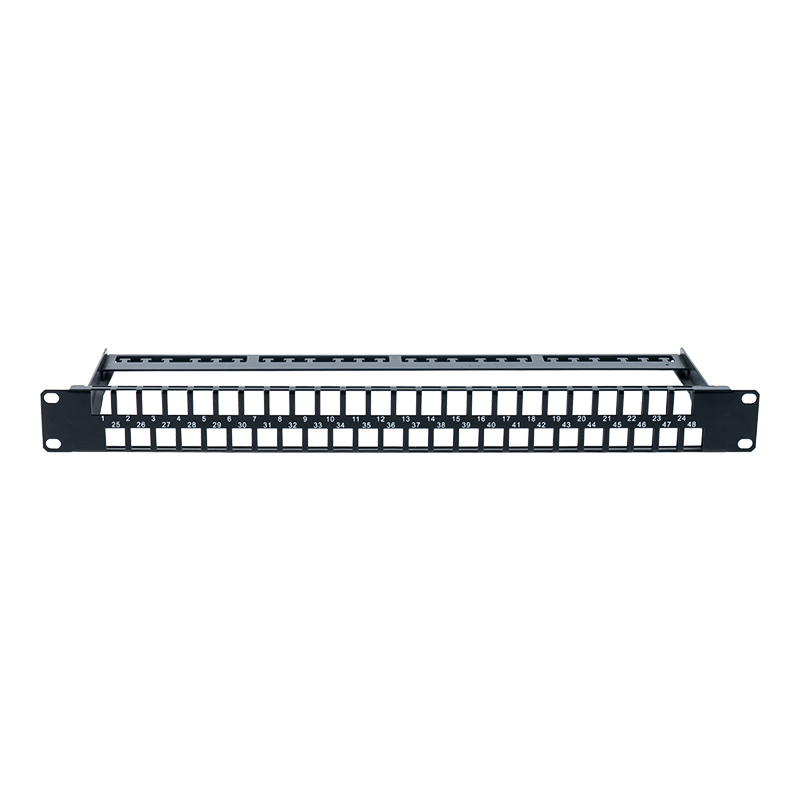 Rack vuoto schermato da 19 pollici 1U48 porte SP-3315S-48P Rack vuoto schermato da 19 pollici 1U48 porte SP-3315S-48P