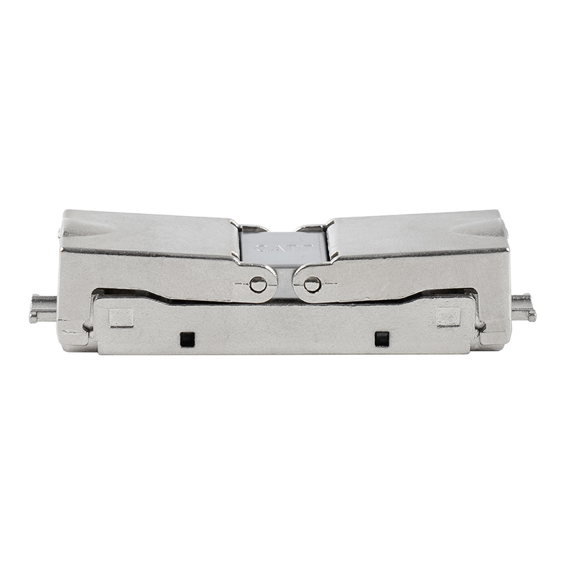 Connettore senza attrezzi di tipo push-down schermato Cat6A (apertura singola) RJ-604S-1-C6A Connettore senza attrezzi di tipo push-down schermato Cat6A (apertura singola) RJ-604S-1-C6A