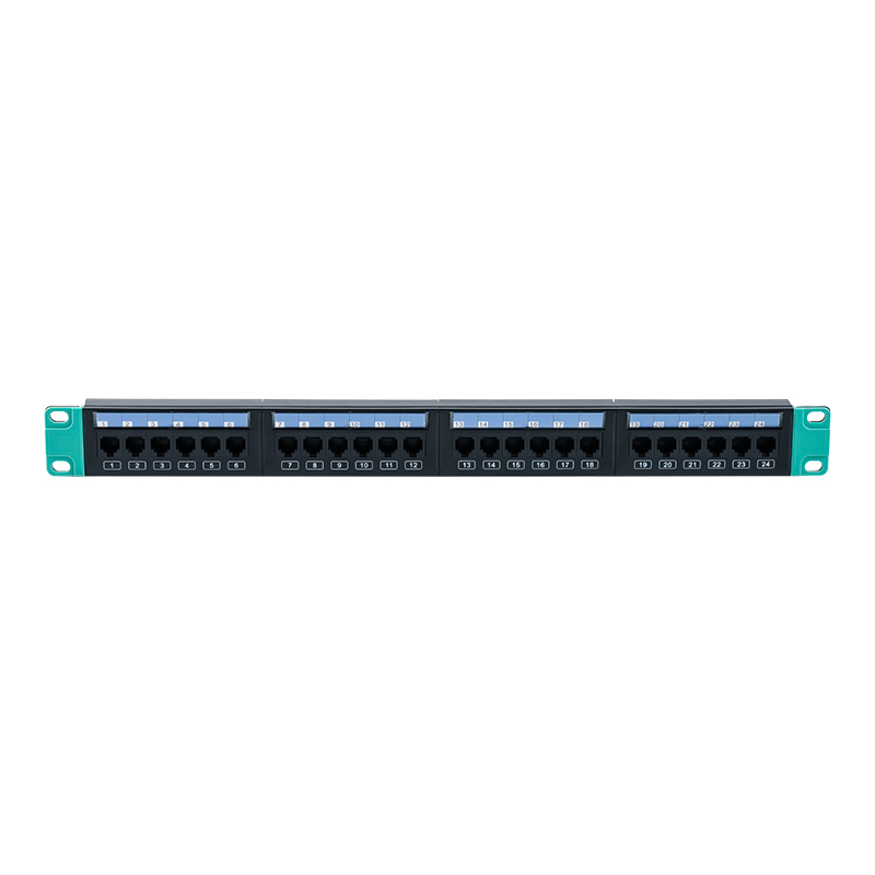 Rack non schermato 1U a 24 porte da 19 pollici (con cartoncino in plastica sostituibile) SP-3406-24P Rack non schermato 1U a 24 porte da 19 pollici (con cartoncino in plastica sostituibile) SP-3406-24P