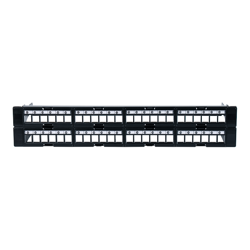 Rack non schermato 1U da 48 porte da 19 pollici (finestra rimovibile) SP-3408-48P Rack non schermato 1U da 48 porte da 19 pollici (finestra rimovibile) SP-3408-48P