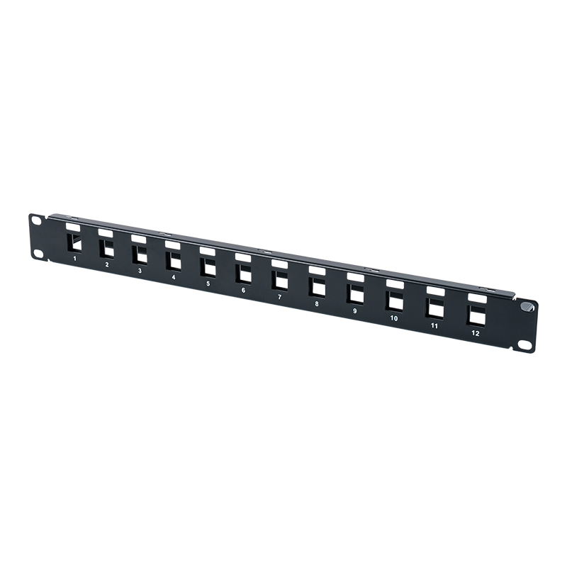 Frame vuoto schermato 1U a 12 porte da 19 pollici SP-3409S-12P