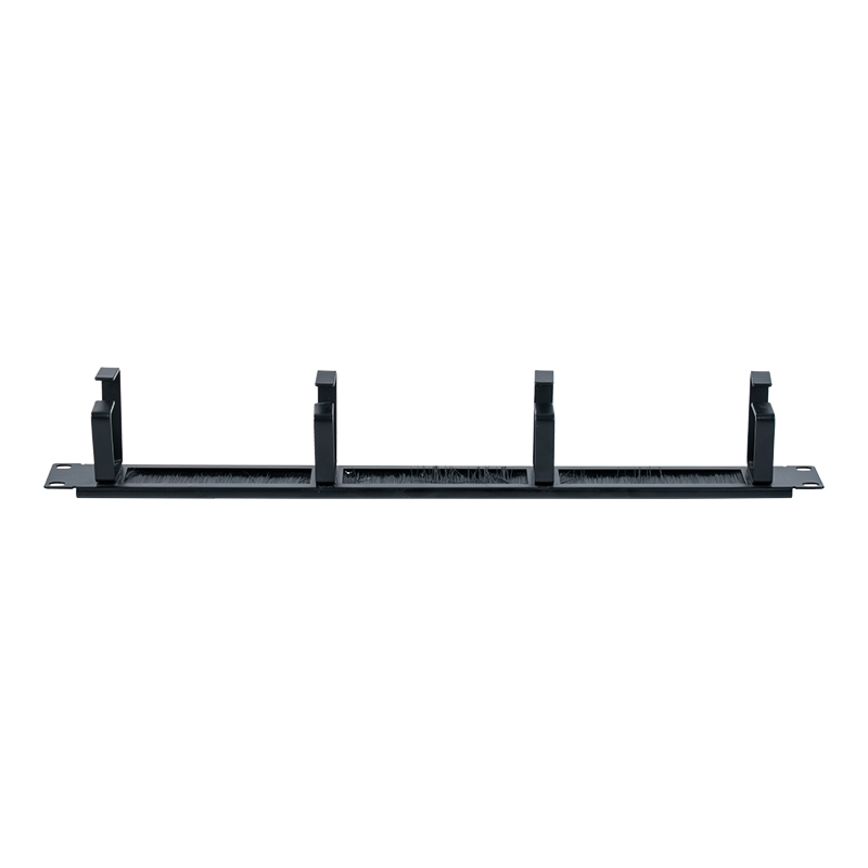 Pannello di gestione dei cavi in plastica a 4 anelli da 19 pollici (con spazzola) SP-3804-1U Pannello di gestione dei cavi in plastica a 4 anelli da 19 pollici (con spazzola) SP-3804-1U